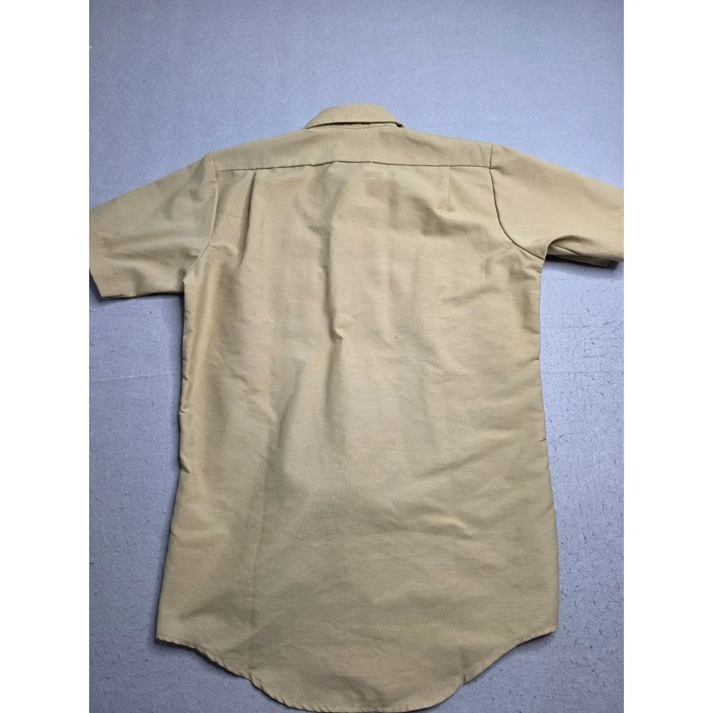 Affinity Apparel Shirt Men's Large Khaki Pockets Short Sleeve Button-Up Outdoor - Picture 2 of 6